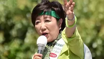 Yuriko Koike. (Vía: AFP)