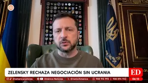 Zelensky: no decidirán el futuro de la guerra sin Ucrania. Foto y video: América TV