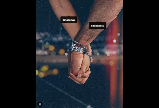 Irina Baeva y Gabriel Soto sorprenden redes al publicar su primera foto juntos