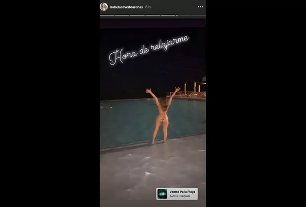 Isabel Acevedo disfruta de Cancún tras terminar con Christian Domínguez