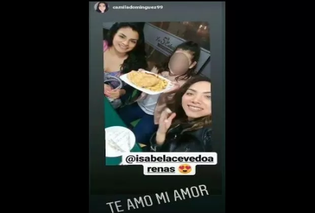 Isabel Acevedo se encontró con hija de Christian Domínguez y le dedicó tierno mensaje 