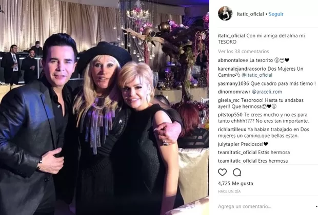 Itatí Cantoral genera nostalgia por esta foto junto a Laura León