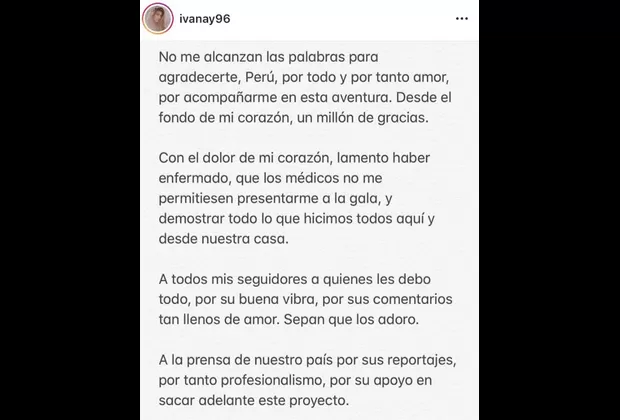 Ivana Yturbe se pronuncia tras afrontar cuadro de descompensación en Italia