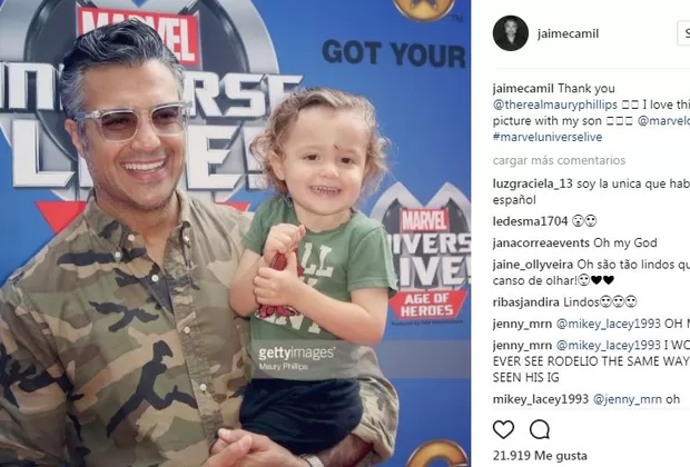 Jaime Camil enterneció las redes sociales con fotografía junto a su hijo