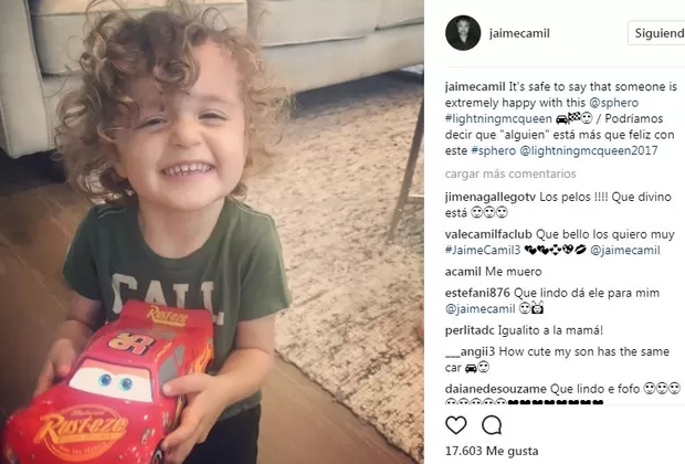 Jaime Camil enterneció las redes sociales con fotografía junto a su hijo