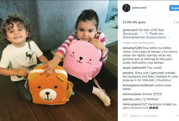 Jaime Camil mostró tierna foto de sus hijos y alborotó las redes sociales