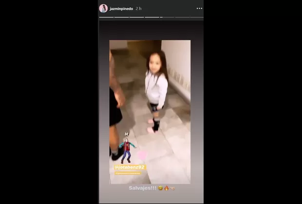 Jazmín Pinedo demuestra con video que lleva una buena relación con Gino Assereto tras separación