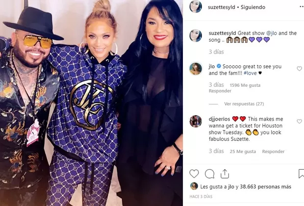 Jennifer López hermanos Selena Quintanilla