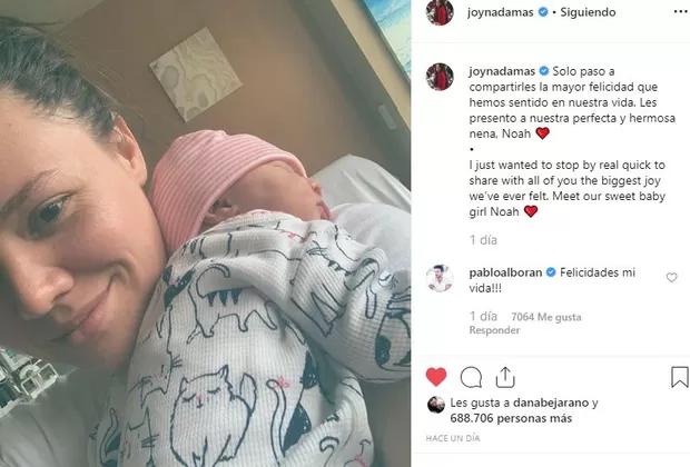 Joy Huerta y su hija Noah