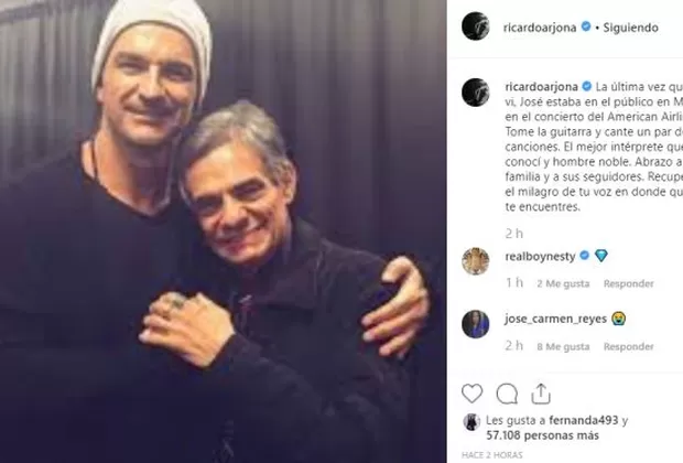 José José: así reaccionaron los artistas ante la muerte del ‘Príncipe de la canción’