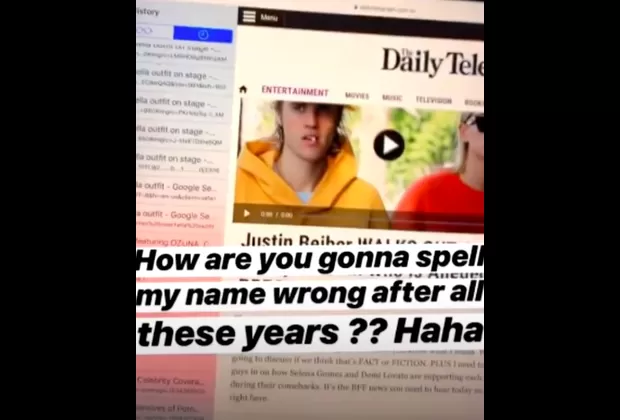 Justin Selena Google