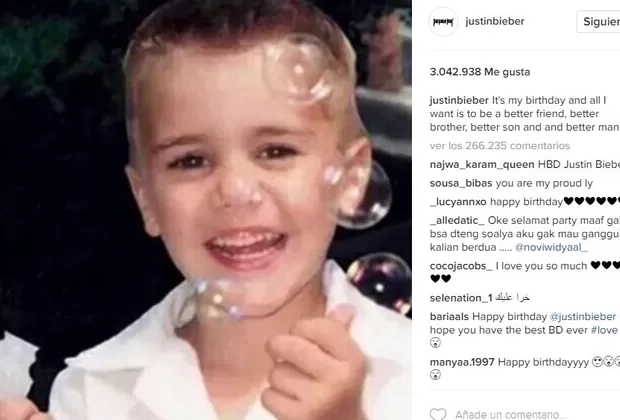 Justin Bieber: ¿cuál fue el humilde deseo que pidió por su cumpleaños?
