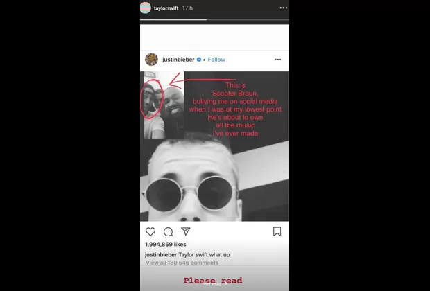Taylor Swift Scooter Braun