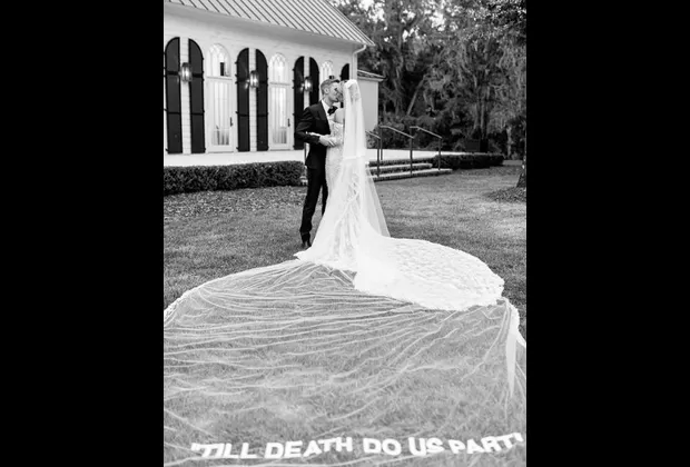 Justin Bieber: publican fotos del increíble vestido de novia de Hailey Baldwin