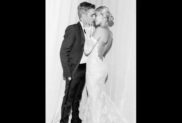 Justin Bieber: publican fotos del increíble vestido de novia de Hailey Baldwin