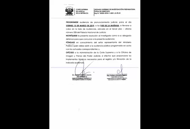 Juzgado verá este viernes 15 el pedido de PPK sobre indulto otorgado a Fujimori