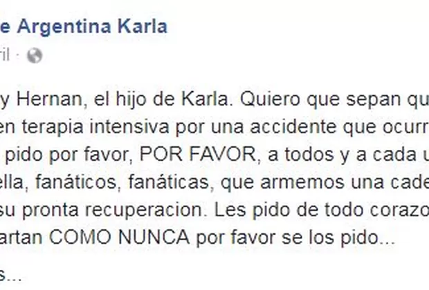 Hijo de Karla de Argentina