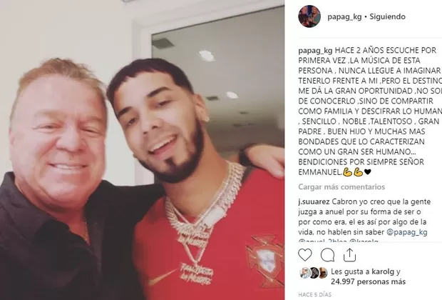 Papá de Karol G Anuel AA