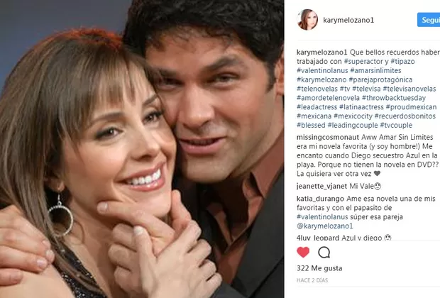 Karyme Lozano recordó así su romance en la ficción con Valentino Lanús