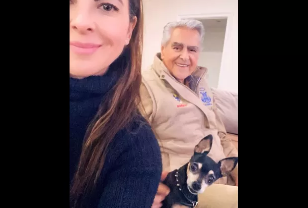 Kate del Castillo y la conmovedora foto junto a su padre, el actor Eric del Castillo