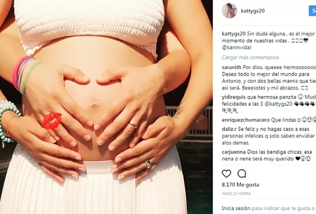 Katty García dedica emotivo mensaje por su avanzado embarazo