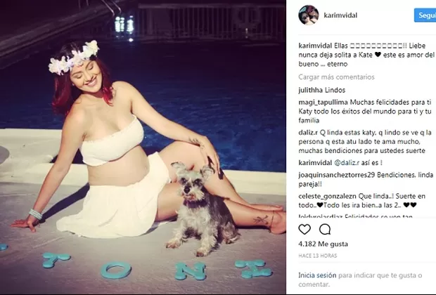 Katty García dedica emotivo mensaje por su avanzado embarazo