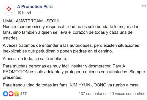Kim Hyun Joong: ¿por qué el cantante de K-pop perdió su vuelo de Lima a Chile?