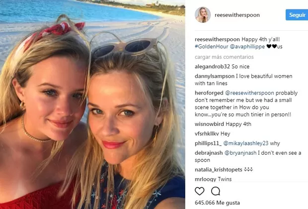 Legalmente Rubia: Reese Witherspoon mostró fotografía de su hija y pasó esto