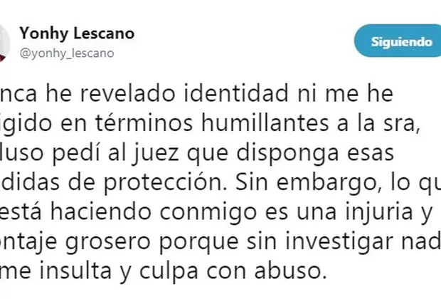 Lescano: