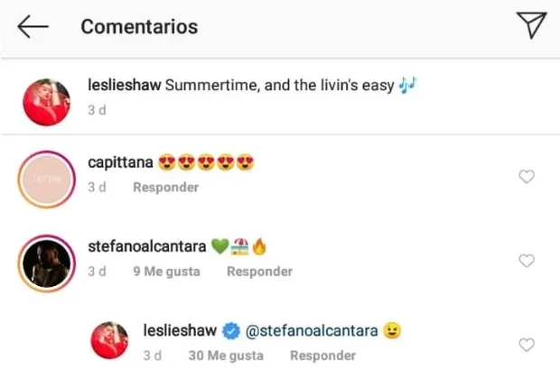 ¿Leslie Shaw está en coqueteos con el tatuador Stefano Alcántara?