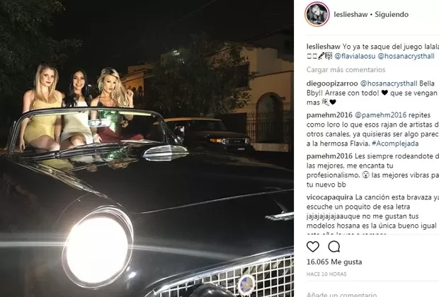 Leslie Shaw graba nuevo videoclip con Ivana Yturbe y Flavia Laos