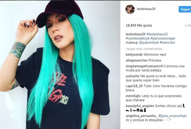 Leslie Shaw optó por este arriesgado cambio de look y ahora luce así