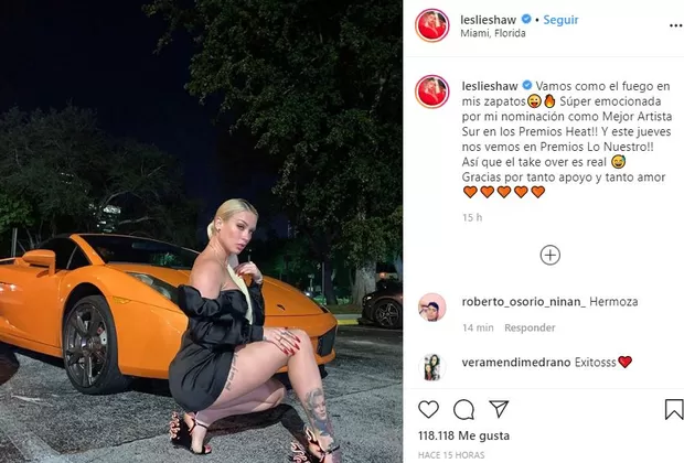 Leslie Shaw y Josimar son nominados a los Premios Heat 2020