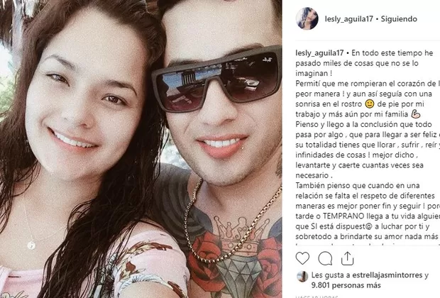 Lesly Águila nueva pareja