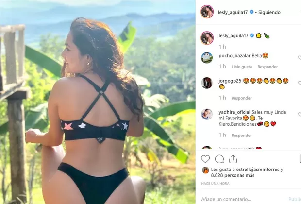 Lesly Águila sorprende a fans con osada foto en redes sociales