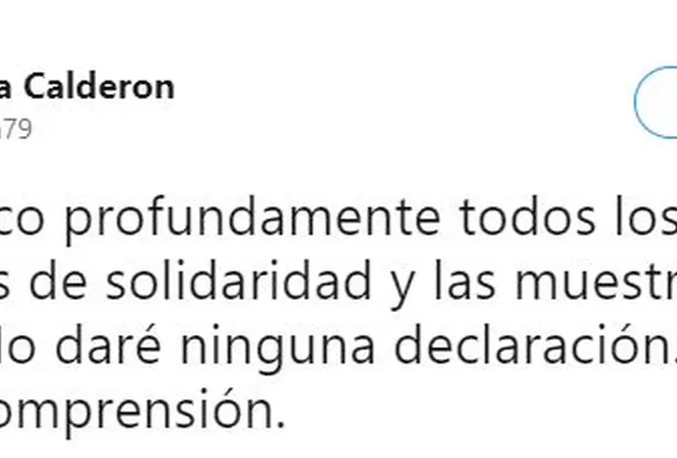 Leticia Calderón se pronuncia tras reciente encarcelamiento de su exesposo