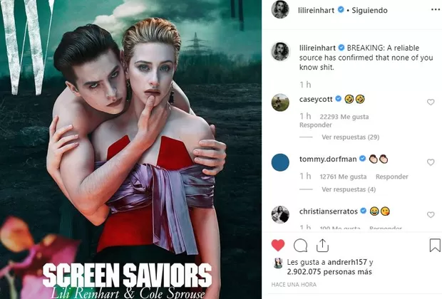 Lili Reinhart y Cole Sprouse