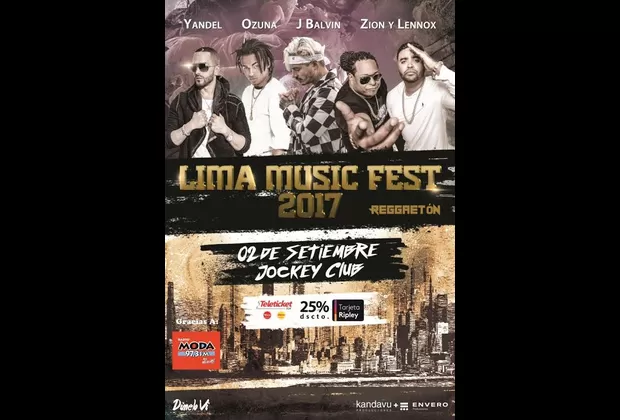 Lima Music Fest 2017: J Balvin, Ozuna, Yandel, Zion y Lenox harán bailar a peruanos