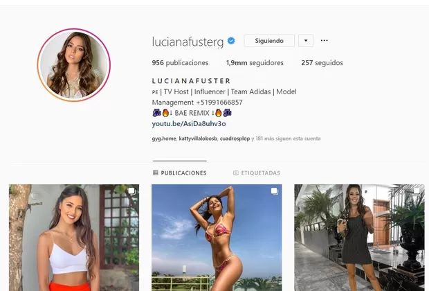 Luciana Fuster Instagram