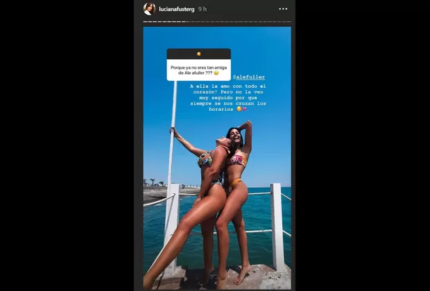 Luciana Fuster responde sobre supuesto distanciamiento de Alessandra Fuller