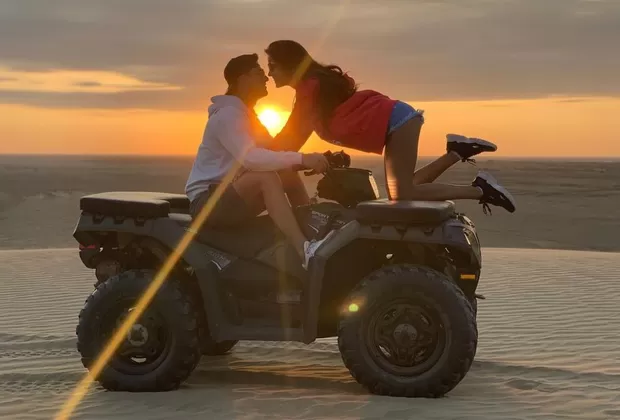 Luciana Fuster y Emilio Jaime confirmaron su relación con estas fotografías