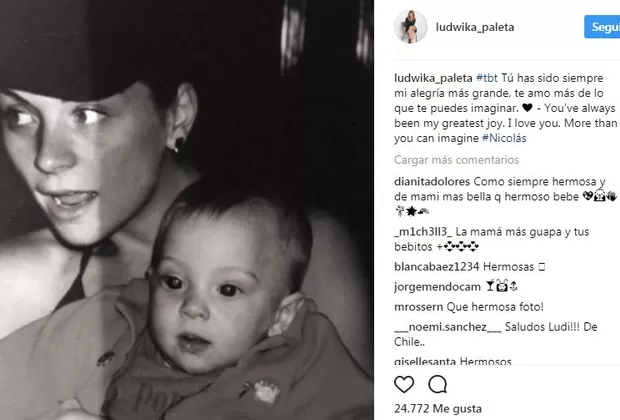 Ludwika Paleta dedicó conmovedor mensaje a su hijo Nicolás y publica foto inédita