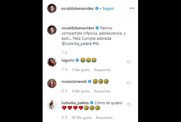 Ludwika Paleta: el recordado 'Nandito' la saludó por su cumpleaños y así reaccionó la actriz