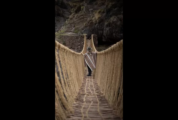 puente colgante inca en cusco