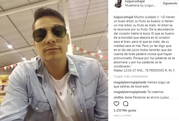 Luigi Carbajal responde a ‘Clavito y su chela’ por acusarlo de acosador sexual
