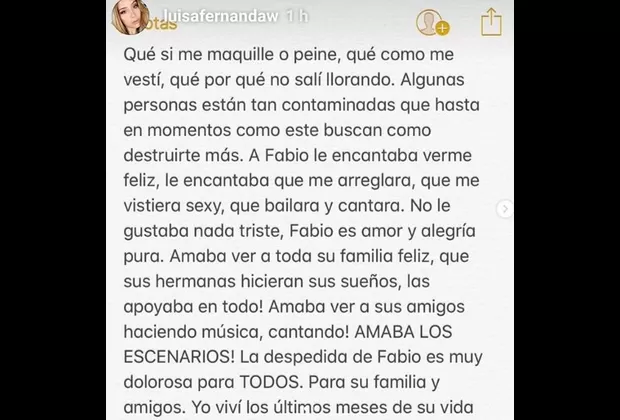 Luisa Fernanda W críticas