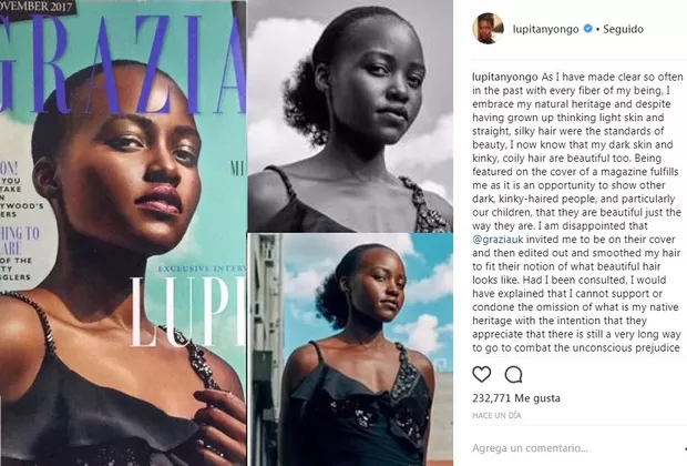 Lupita Nyong’o: ¿por qué esta portada de revista molestó tanto a la actriz?