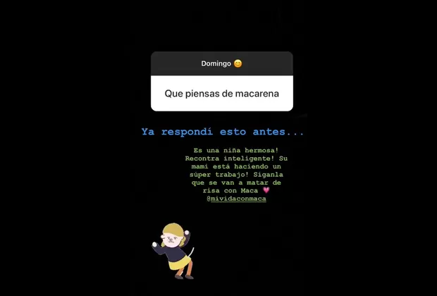 Macarena Vélez: así responde la ex de Said cuando le preguntan por la 'retadora'