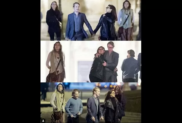 Macaulay Culkin y Brenda Song en Paris