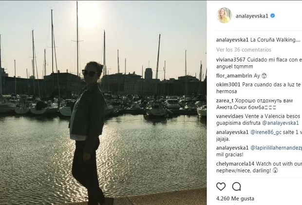 Instagram: Ana Layevska luce así su embarazo en España